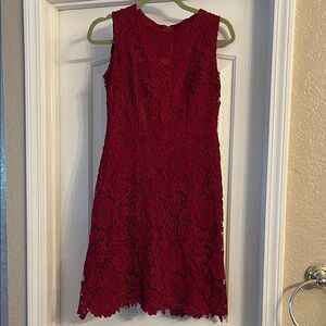 Ryan Michelle Elegant burgundy Lace Dress size S